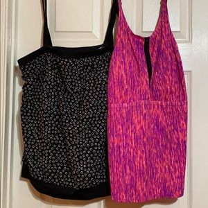 Swim tops! Nice buy!! Black 24 pink 2x.